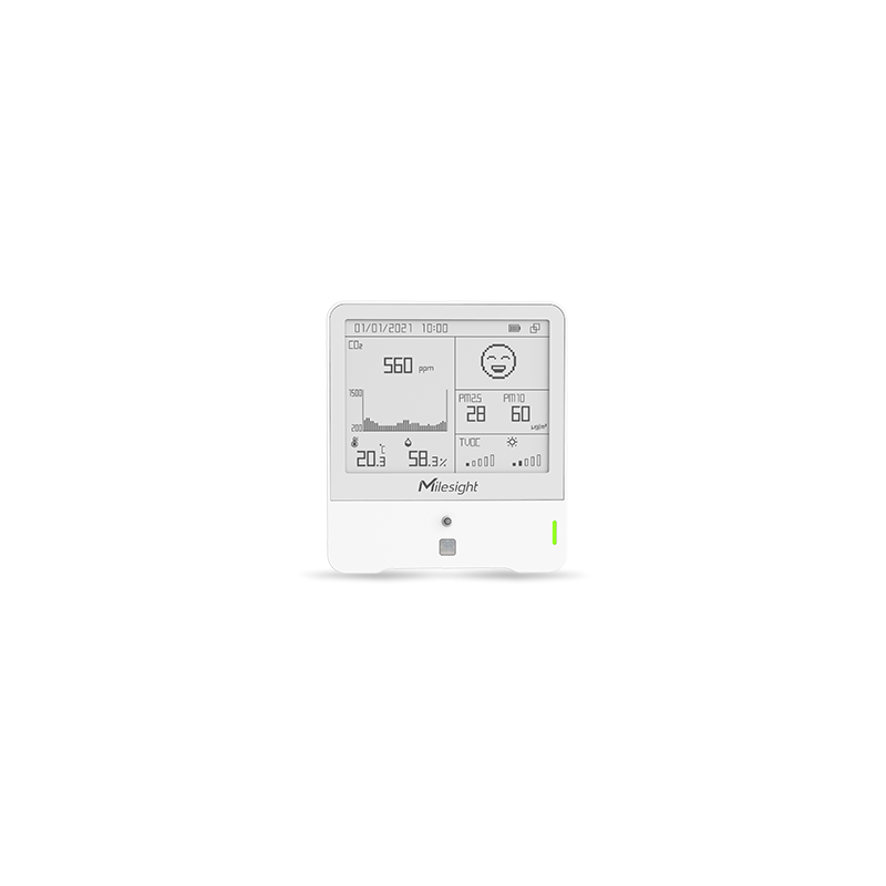 MIL-AM307 | Wewnętrzny czujnik jakości powietrza z LoRaWAN® MIL-AM307 | Wewnętrzny czujnik jakości powietrza z LoRaWAN®